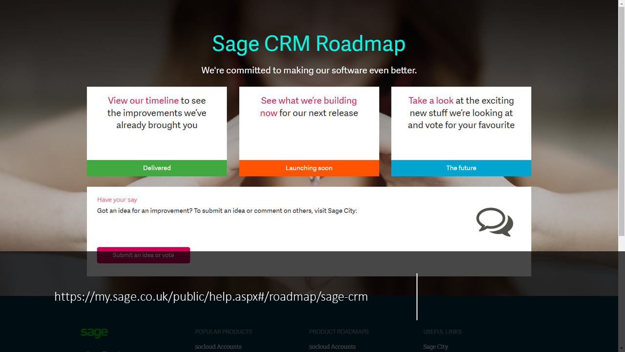 Sage CRM 2022 R1: Roadmap Updated - Sage CRM Hints, Tips ...