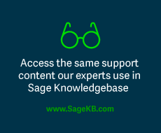  Sage Knowledgebase link
