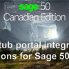 Paystub portal integration options for Sage 50 CA