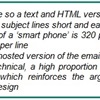 Email Marketing Layout and Design - Layout: Personalisation, Mobile Devices (3/4)
