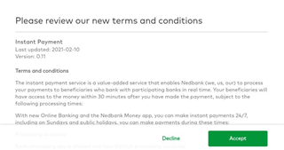 how to verify nedbank proof of payment