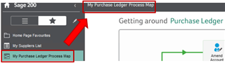 Process Map screen names can be changed