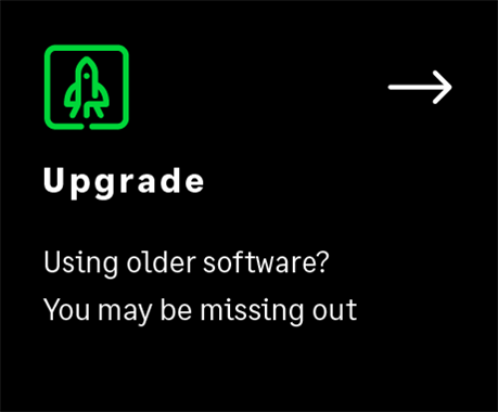 Upgrade your older software