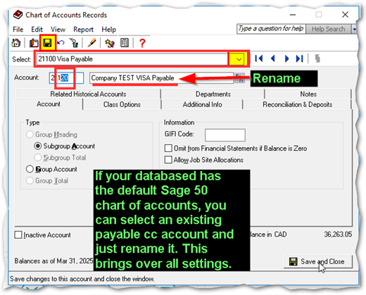 How To Set Up Chart Of Accounts In Sage 50